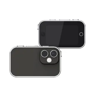 D03 Dual-Lens Mini Magnetic Camera 5MP 2K HD Video 16X Zoom 120° Wide Angle Auto Focus Beauty Filter Anti-Shake Portable
