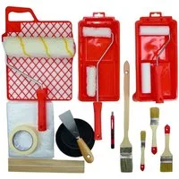 ROTIX Farbroller Komplett-Set für Wandanstrich und Lackieren 22-teilg (22-St)