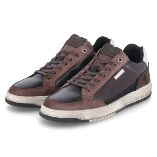 Bullboxer Low Sneaker  Braun - Gr. 41 -  Textil