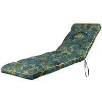 Hobbygarden Liegenauflage Polsterauflage HUGO 200x55x8 cm, Gesteppte Polsterauflage für Gartenliege & Sonnenliege