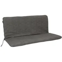DEGAMO Bankauflage ARIZONA, (1 St), 2-sitzer 98x88cm, anthrazitfarben