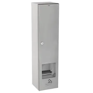 KWC Aquarotter WC-Vierfachrollenhalter, RODAN, Edelstahl, 144x610x145 mm, Aufputz, 2030002104 2030002104