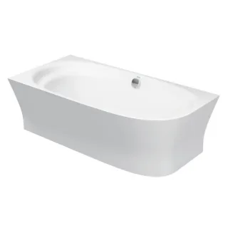 Duravit Cape Cod Badewanne 700362000000000 190 x 90 cm, weiss, Ecke links, Rückenschräge