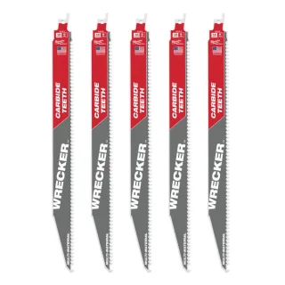 Milwaukee Säbelsägeblatt THE WRECKER HM-bestückt 6TPI 5er Pack - 48475543