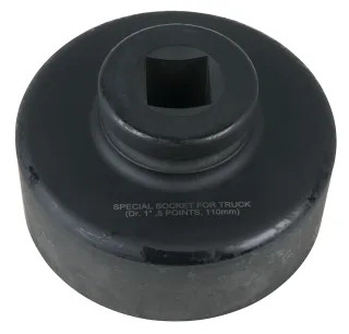 KS Tools 1" Achsmuttern-Schlüssel, 8-kant, kurz, 110 mm - 460.3320