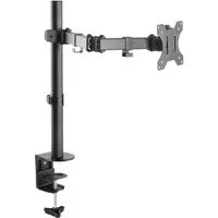 RICOO Monitor-Halterung Monitor Tischhalterung universal neigbar schwenkbar drehbar TS2711, (bis 30 Zoll, VESA 75x75 und 100x100, 1-tlg., 8 kg Belastbarkeit, von 33-76 cm (13"-30) Bildschirm-Diagonale, neigbar bis 90°, drehbar bis 360°, schwenkbar bi