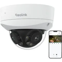 Reolink Überwachungskamera PoE IK10 16MP Ultra HD (Außenbereich, Duo Vandalismusschutz Serie, 180° Panorama, Spotlight-Nachtsicht, Vandalismusschutz, 2-Wege-Audio)