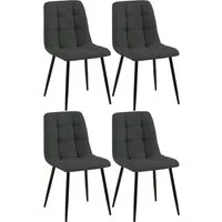 CLP Esszimmerstuhl Tilde (4er Set), mit Rückenlehne, bis 150 kg