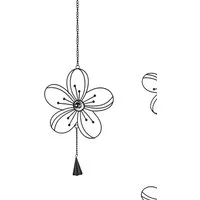 formano Hängedekoration Blumen, Höhe: cm, Farbe: Schwarz, Motiv: Blume