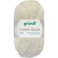 Gründl 50 Gramm Gründl Cotton Quick Uni Farbauswahl Häkelwolle