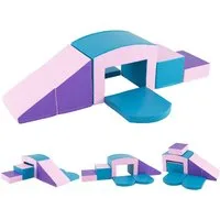COSTWAY Spielbausteine, (6 St), Schaumstoffbausteine für Kinder ab 1 Jahr