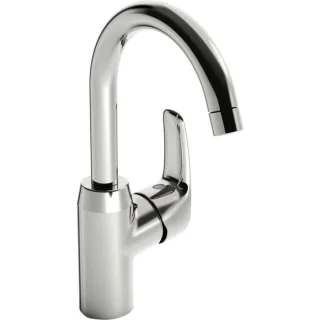 Hansa Hansapinto Waschtischarmatur 45092283 ohne Ablaufgarnitur, 120° schwenkbar, Ausladung 148 mm, chrom