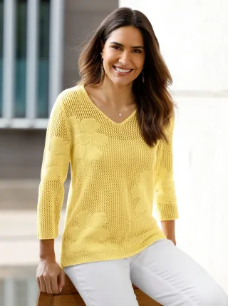 Classic Basics Ajourpullover "Pullover"