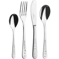 Picard & Wielpütz Solingen Kinderbesteck 6171 Kids (4-tlg), 1 Personen, Chromnickelstahl 18/10, Made in Germany
