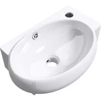 doporro Waschbecken Aufsatzwaschbecken keramik Hängewaschbecken Badezimmer GästeWC Br001