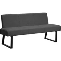 OTTO home Polsterbank Gladio, (Esszimmerbank, Sitzbank, Bank), mit Taschenfederkern, schwarzes Metallgestell, Breite 148 cm