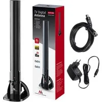 Maclean MCTV-930 Innenantenne (für Innenbereich, Verstärkung: 28 dB), Zimmerantenne TV Radio Antenne HDTV