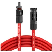 HB-DIGITAL Solar Verlängerungskabel 4mm2 mit Solarstecker PV Solarkabel, Solarstecker, (100 cm), Solarkabel 4mm2 und Solarstecker sind vom TÜV Rheinland zertifiziert