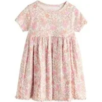 Next Jerseykleid Geripptes Kurzarmkleid (1-tlg)