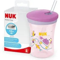 NUK Trinkflasche NUK Aciton Cup, 230ml, lila