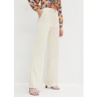 bonprix Anzughose mit Elasthan-Anteil, Regular Fit, Flared Schnitt, eleganter Stil
