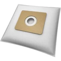 McFilter Staubsaugerbeutel 10 Stück, passend für Hanseatic VCB35B15C (VCB35B15C-1J7W-70), 10 St., Reißfest, Top Filtration, 3-lagiges Microvlies, Pappdeckscheibe