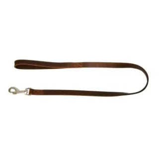 Kerbl VEGAS Führleine braun, ausschnallbar 22 mm, 240 cm