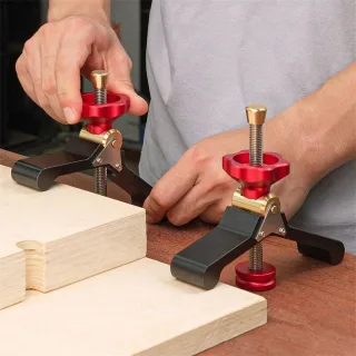 GANWEI 1pc Woodworking MFT Bench Dog Hold-Down Clamp Quick Adjustable Desktop Presser Plate Duty Horizontal Holding Fixt
