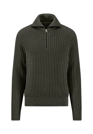 FYNCH-HATTON - Zip Troyer, 2-tone rib*RWS - Gr. - M