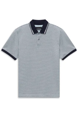 bugatti - Herren Polo 1/2 Arm aqua - Gr. - XXL