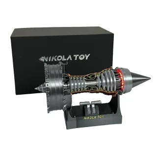 NIKOLATOY Small Size 24cm TR900 Turbofan Engine Model Decoration Science Discovery Toys