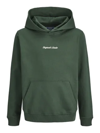 Jack & Jones - JORNORREBRO EMB SWEAT HOOD NOOS JNR sycamore - Gr. - 176