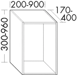 Burgbad Hängeschrank Sys30 PG2 Echo 1760x500x320 Weiß Matt, HW4580464 HW4580464