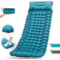 AKKEE Isomatte Outdoor Campingmatte 190×60 CM isomatte selbstaufblasend, camping zubehör, für Wandern, Zelt