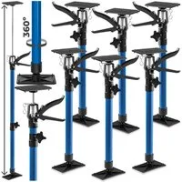 tectake Montagewerkzeug 6er-Set Türspanner, B: 8,00 cm, L: 20,00 cm, stufenlos höhenverstellbar