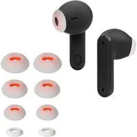 kwmobile 8x Ersatzpolster für JBL Tune Flex Ohrpolster (4 Größen - Silikon Ersatz Ohrstöpsel für JBL In-Ear Headphones)