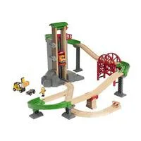 World Großes Lagerhaus-Set mit Aufzug, Spielgebäude