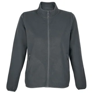 SOLS Womens/Ladies Factor Microfleece Recycled Fleece Jacket (Charcoal)