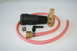 ELMAG Schweißkabel-Stecker, schwarz schwarz - 55607