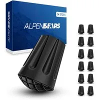Alpen Bears Wanderstock Gummipuffer Pads für Trekkingstöcke 14 St., Amatopia Wanderstöcke Terrain Sicherheit Halt Gebirge Wandern Kies