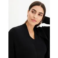 bonprix Longstrickjacke (1-tlg) Oversize-Passform, eleganter Stil, ohne Verschluss