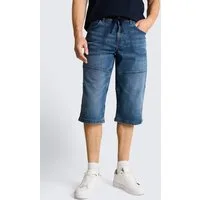 TOM TAILOR Jeansshorts Jeanshosen TTMORRIS RELAXED Overknee Jeans Shorts mit Stretch