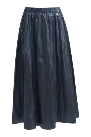 Smith&Soul - Metallic skirt marine - Gr. - M