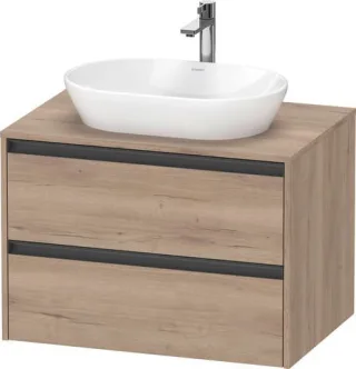 Duravit Ketho2 Konsolen-Waschtischunterbau wandhängend 800x550x568 Ei K24895055550000