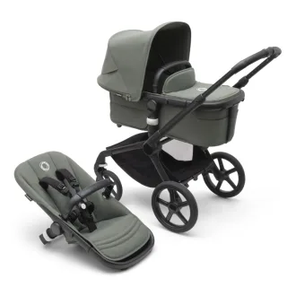 Bugaboo Fox 5 Forest Green Kinderwagen-Set mit Liegewanne und Sitz
