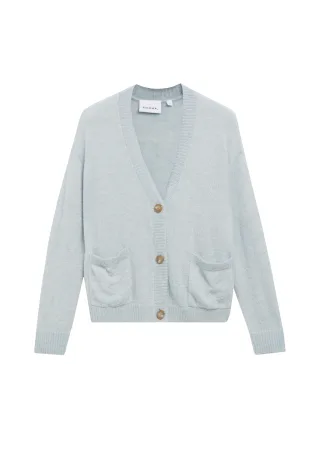 comma - Strickjacke blau - Gr. - M