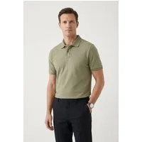 FYNCH-HATTON Poloshirt regular fit Passform, 2-Knopf-Kragen, aus reiner Baumwolle
