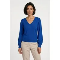Vero Moda V-Ausschnitt-Pullover VMHOLLYKARIS LS V-NECK PULLOVER GA BOO