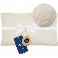 Nordic Coast Company Dekokissen Teddy Bouclé Stoff - Kissen inkl. Füllung, Kissenhülle mit Füllung