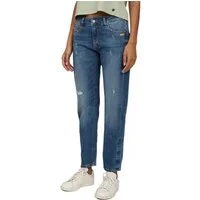 GANG Boyfriend-Jeans Gang Nadia Cropped Boyfriend Fit Pant (1-tlg) Boyfriend Fit Hose mit mittlerer Leibhöhe und verkürzter Beinlänge